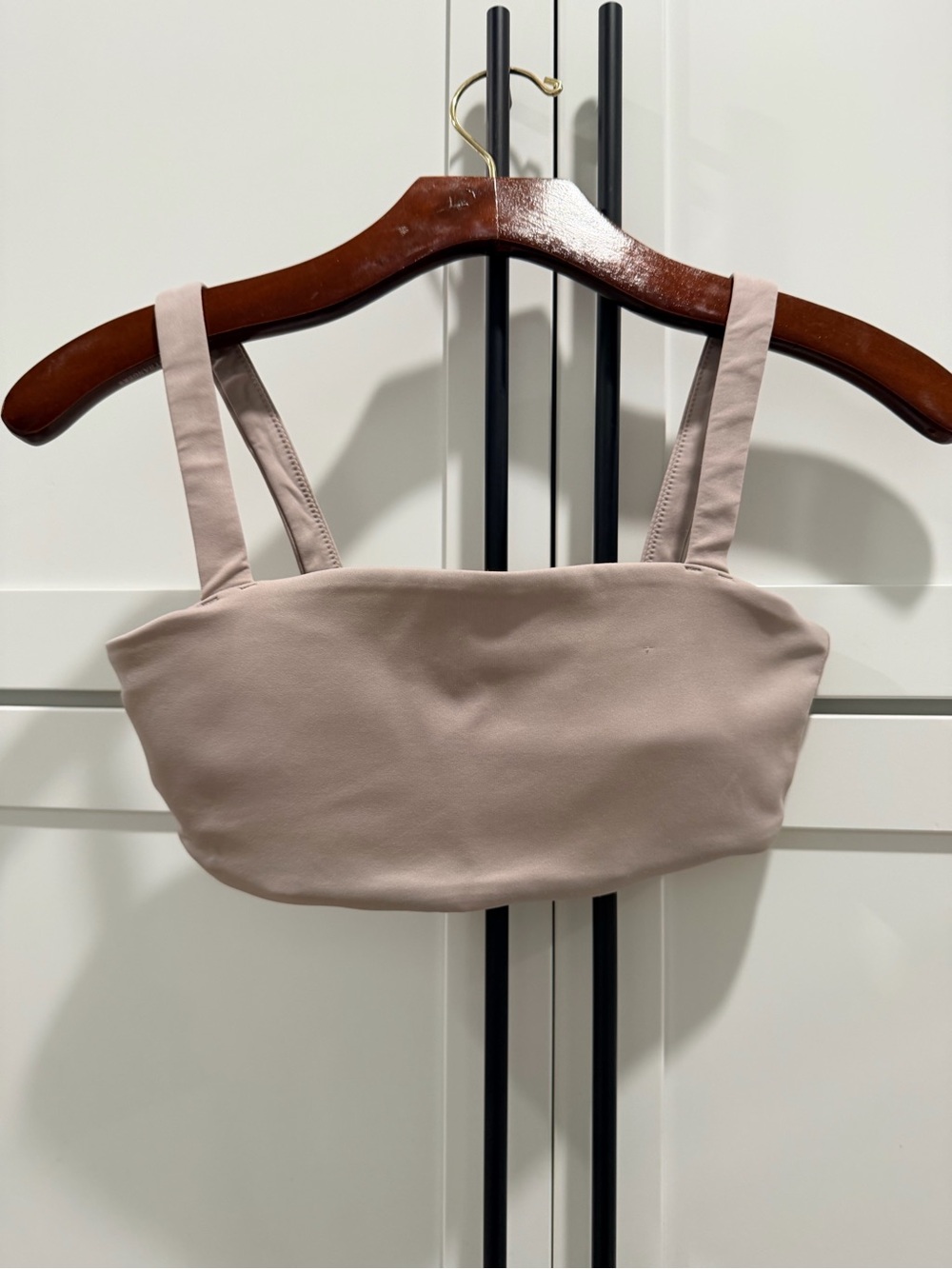 Vuori Evolve Square Neck Bra Small Soft Pewter V1 Uplift